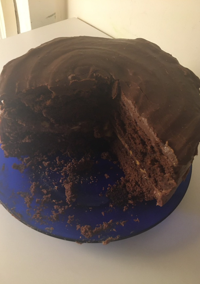 Una foto de Tarta de chocolate película Matilda