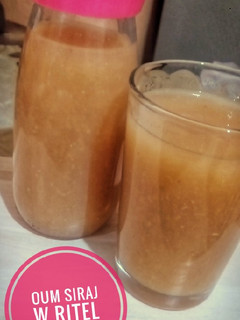 صورة لوصفة عصير الرمان بالبرتقال 🍹