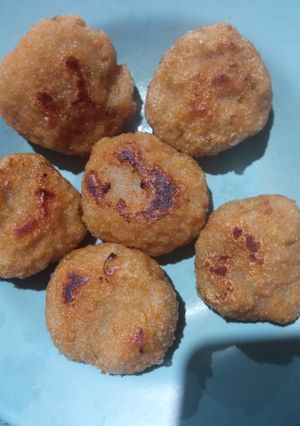 Foto resep Sempol ayam bakar bentuk bulat