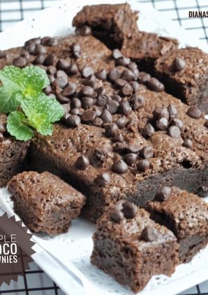 Foto resep Triple Choco Brownies #PR_BrowniesDCC
