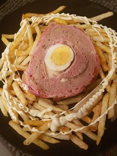 Una foto de Carne enrollada
