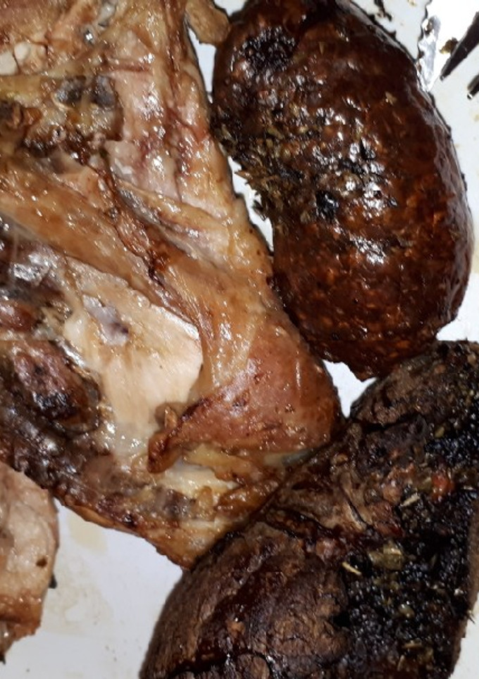 Una foto de Mini asado con criolla