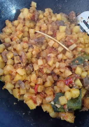 Foto resep Sambel Goreng Kentang Ampela Ati Alla Sept