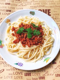 Hình của món Pasta Sốt Thịt Bò Bằm Đơn Giản Cho Bé.
