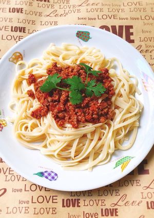 Hình của món Pasta Sốt Thịt Bò Bằm Đơn Giản Cho Bé.