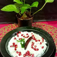 A picture of Curd Rice With Leftover Rice.
