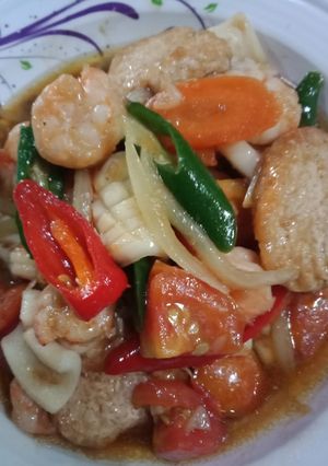 Foto resep Cah Wortel Tofu Seafood