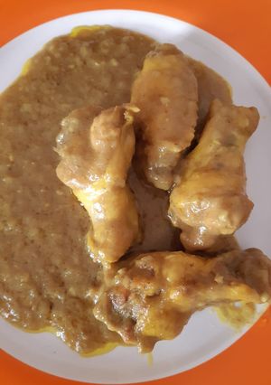 Una foto de Pollo al curry en Thermomix