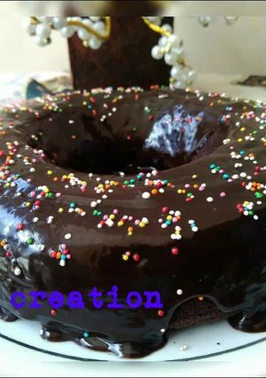 Foto resep CHOCOLATE STEAM CAKE with ganace