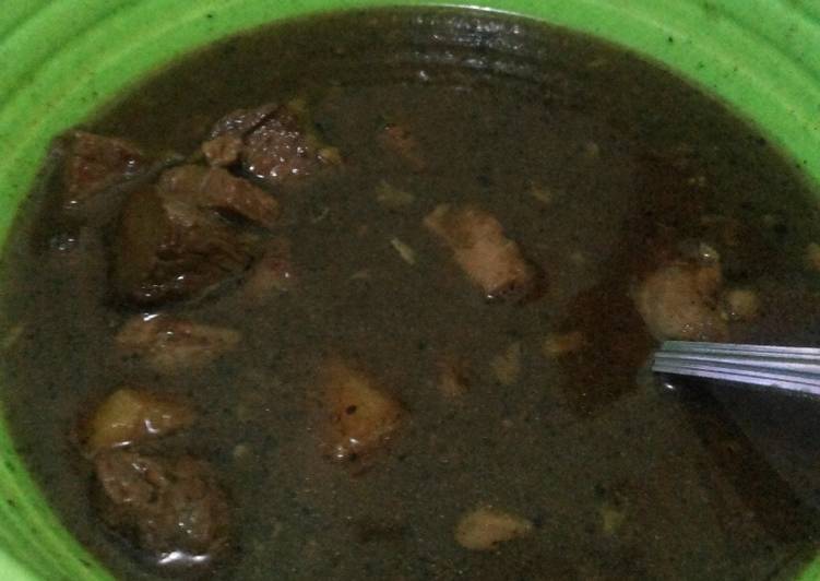 Resep Bistik daging sapi (khas jl.mataram Semarang) Anti Gagal