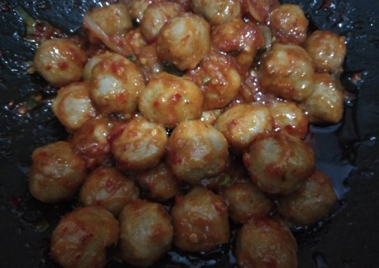 Resep Bakso pedas manis, Bikin Ngiler