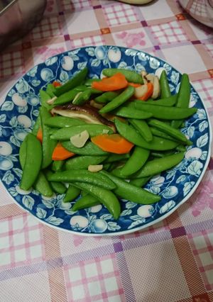 炒甜豆 的食譜成品照片