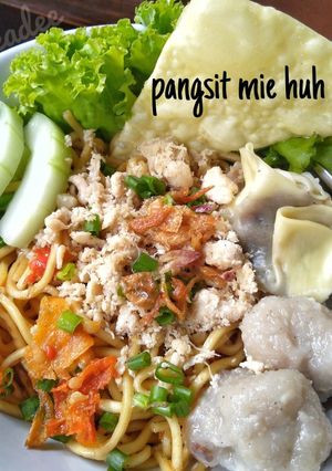 Foto resep 14. Pangsit Mie Huh Haahh 🌶🌶