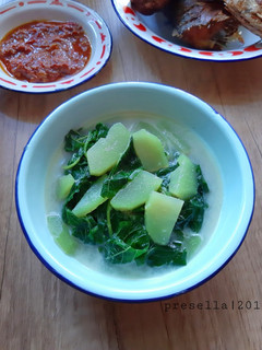 Foto resep Bobor bayam labu siam