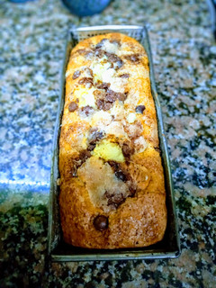Una foto de Budín con chips de chocolate
