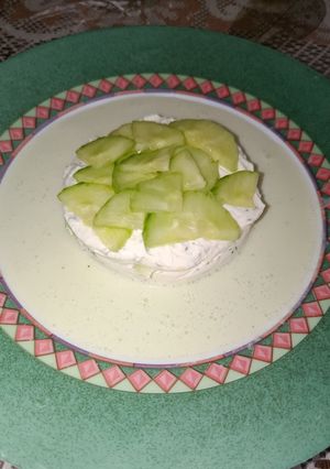 Une photo de Ma délicieuse recette de concombre au saint-moret