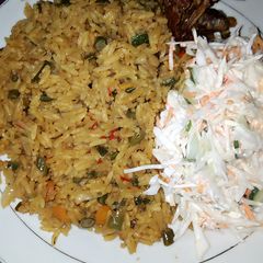 A picture of Jellof rice.