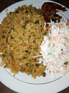 A picture of Jellof rice.
