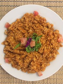 صورة لوصفة برغل ببندورة ولا أسهل