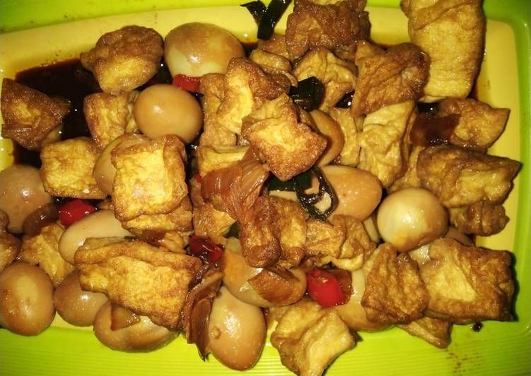 Resep Oseng puyuh tahu kecap, Lezat Sekali