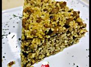 Una foto de couscous con res molida