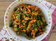 Gambar okra belacan