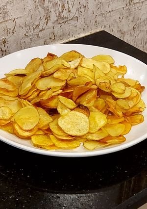 عکسی از دستور چیپس سیبزمینی
