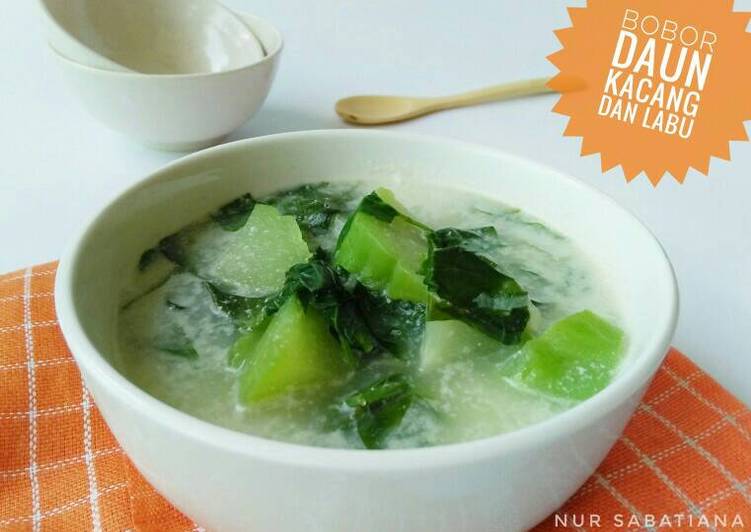 Resep Bobor Mbayung (Daun Kacang) #pr_recookmasakanberkuah oleh Nur