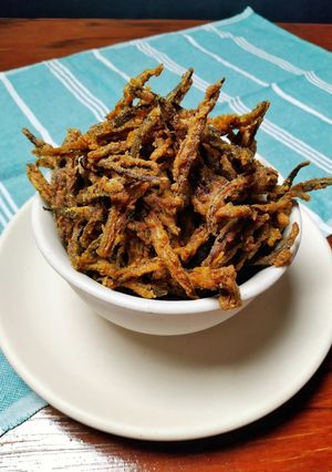 A picture of Kurkuri Bhindi.