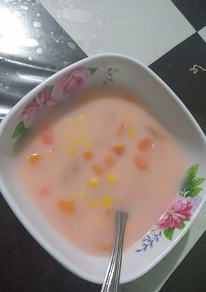 Foto resep Sup krim jagung Dan sosis
