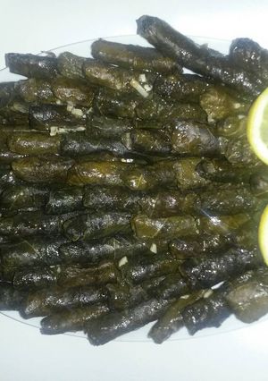 صورة لوصفة ورق عنب (يالنجي باللحم المفروم)