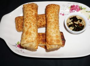 Una foto de Rollitos Primavera