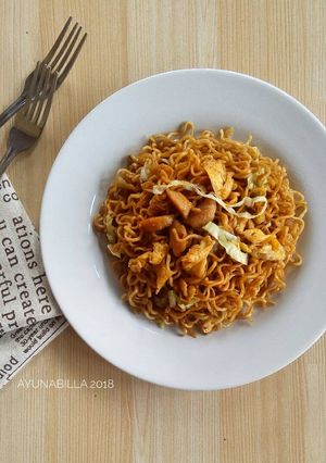 Foto resep Tiam mie (mie goreng manis)