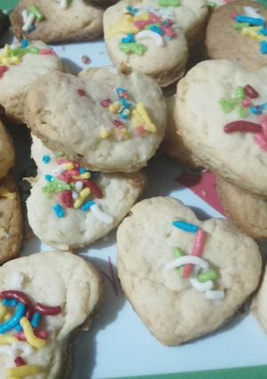 Una foto de Cookies de limón y coco