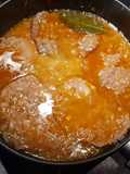 Filetes en salsa cremosa de cebolla