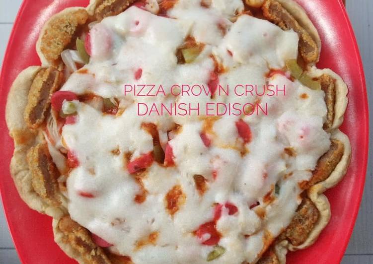 Pizza crown crust (pizza bunga crunchy) #4