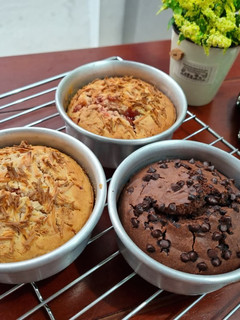 Foto resep Muffin Strawberry Cheese & Chocolate 🍓🍫