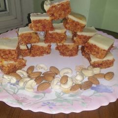 A picture of Carrot Khoya Burfi.