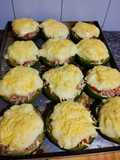 Zapallitos Rellenos con Crema Bechamel y Queso