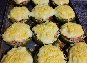 Una foto de Zapallitos Rellenos con Crema Bechamel y Queso
