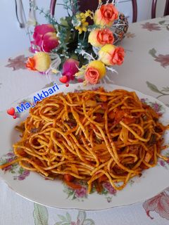 عکسی از دستور ماکارونی