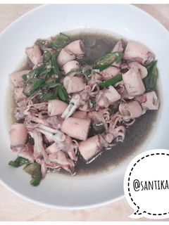 Foto resep Cumi Asin Cabai Hijau