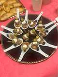 Entrante de anchoa casera con mozzarella y mermelada de tomate