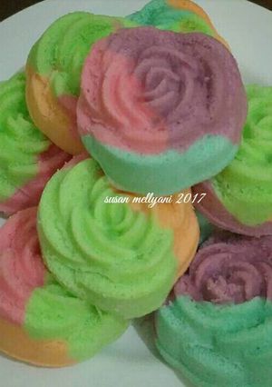 Foto resep Bolu kukus mawar 🌹 (PR_recookanekabolkus)