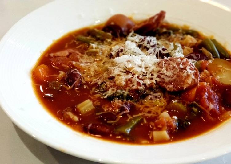 Recipe of Speedy Sue's minestrone soup