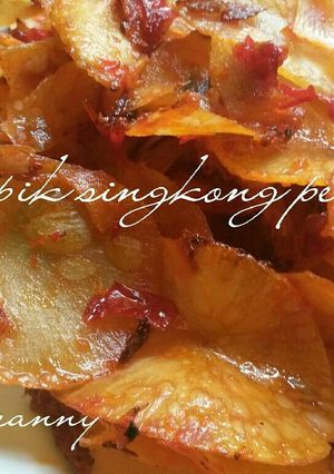 Foto resep Keripik singkong pedas