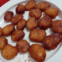A picture of Bread potato cutlets.