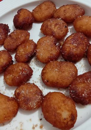 A picture of Bread potato cutlets.