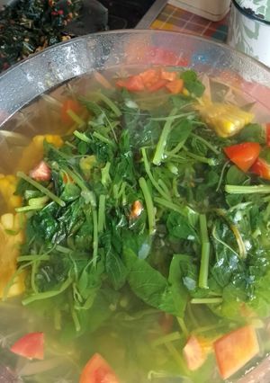 Foto resep Sayur Bening Bayam Wortel