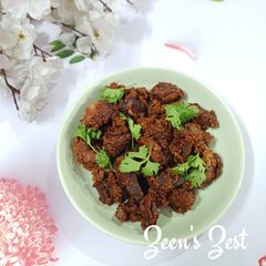 A picture of Lamb Heart Fritters.